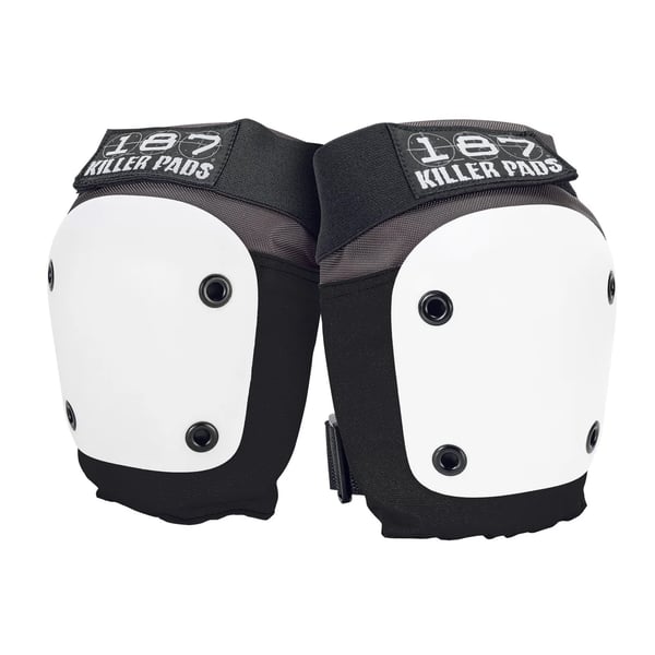 187 Killer Pads Fly Knee Pads Grey/White Kniebeschermers Main