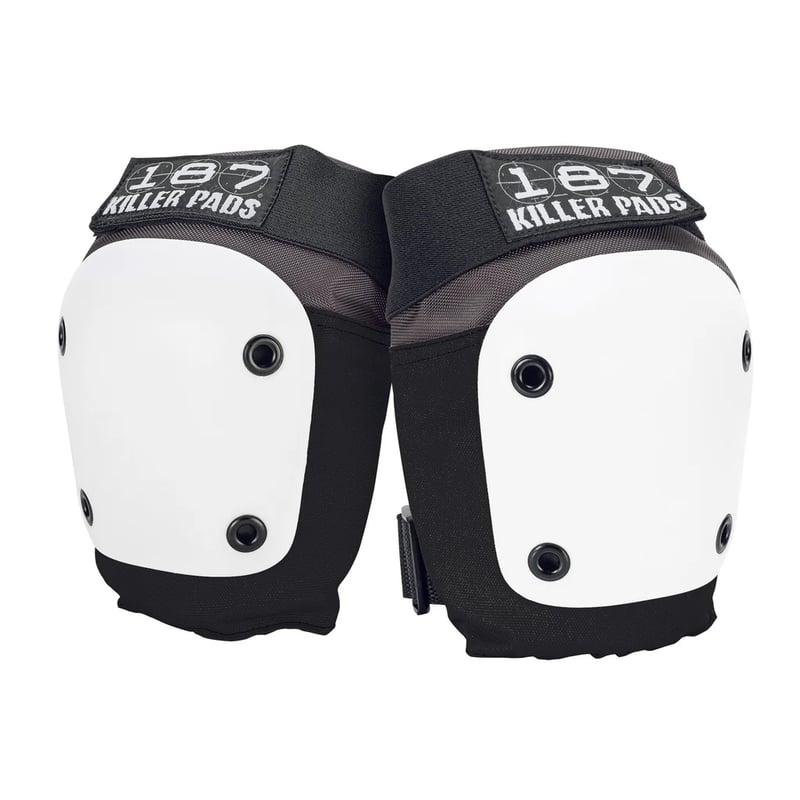 187 Killer Pads - Fly White Knee Pads - Kniebeschermers - M