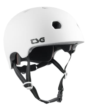 TSG - Meta Solid Satin White - Skate Helm