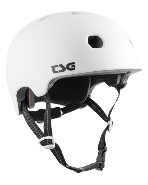 TSG - Meta Solid Satin White - Skate Helm