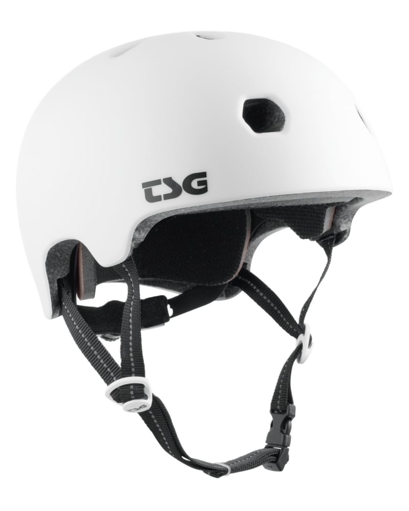 TSG - Meta Solid Satin White - Skate Helm - S/M