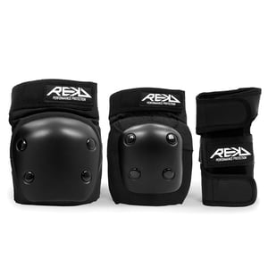 REKD Junior Heavy Duty Pad Set Black Main