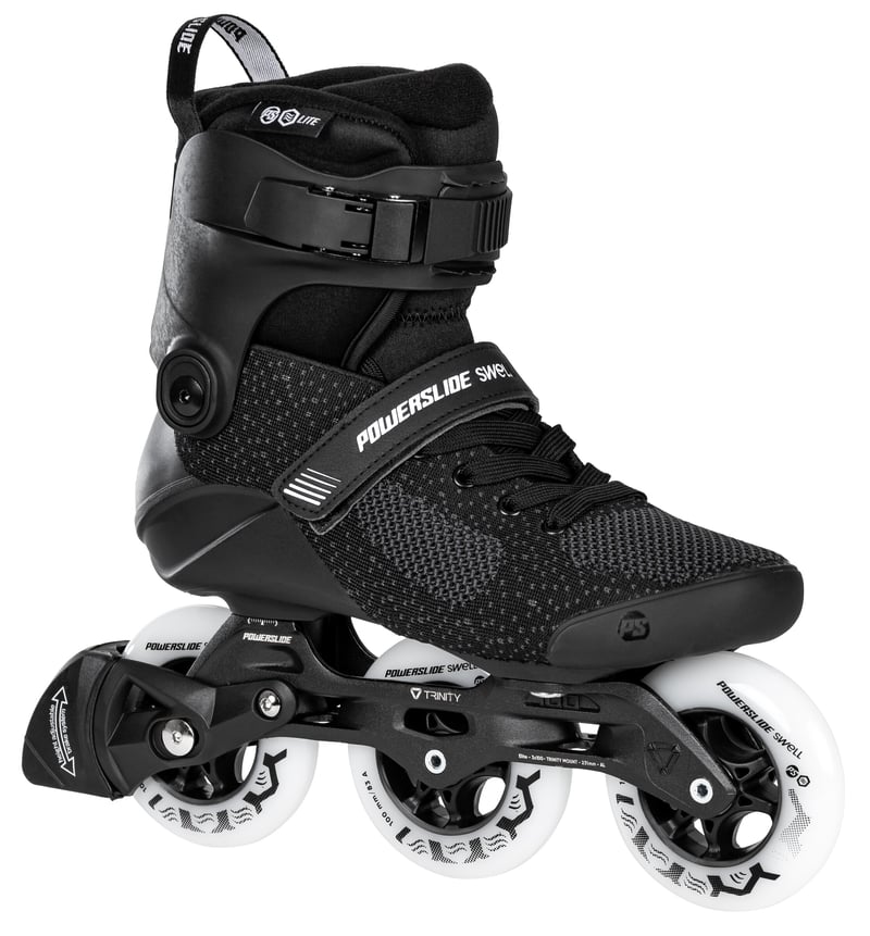 Powerslide - Swell Lite Black 100 - Tri Skates - 46-47
