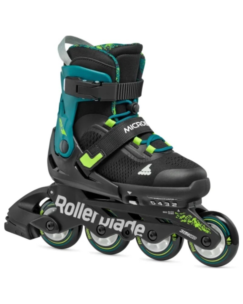 Rollerblade - Microblade XT Petrol Green - Verstelbare Kinderskates - 33-36.5