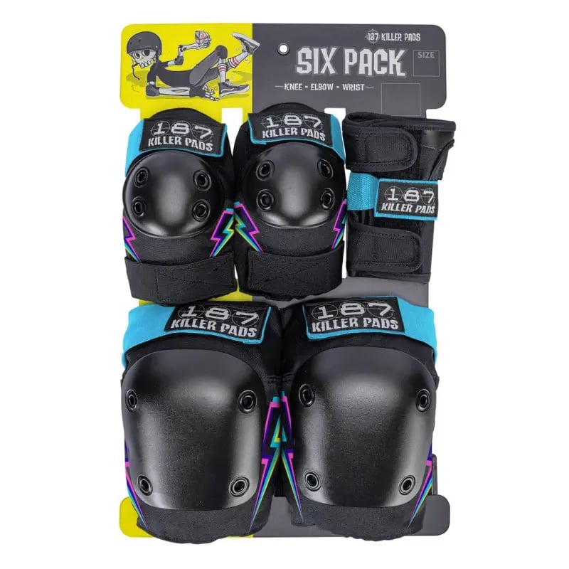 187 Killer Pads - Six Pack Electric Bolt - Beschermset - L/XL
