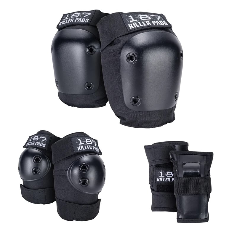 187 Killer Pads - Six Pack Black - Beschermset - XS