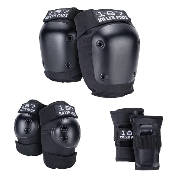 187 Six Pack Junior Black Beschermset