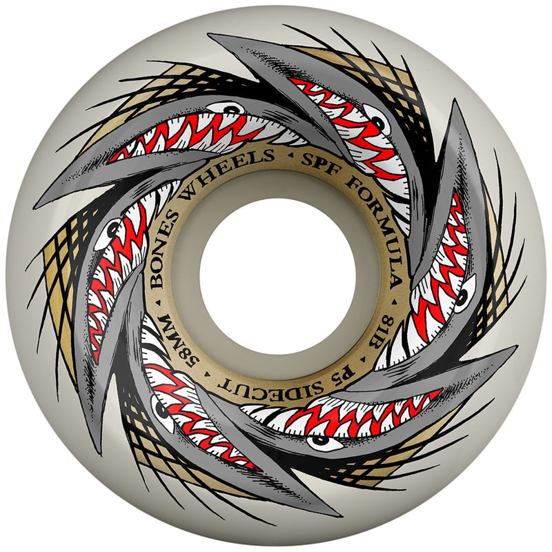 Bones - SPF Sharknado 58mm P5 Sidecut 81B - Skateboard Wielen