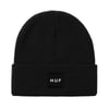HUF Set Box Beanie Black - Muts 