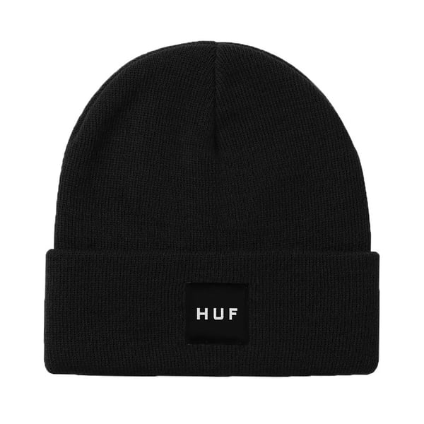 HUF Set Box Beanie Black - Muts 