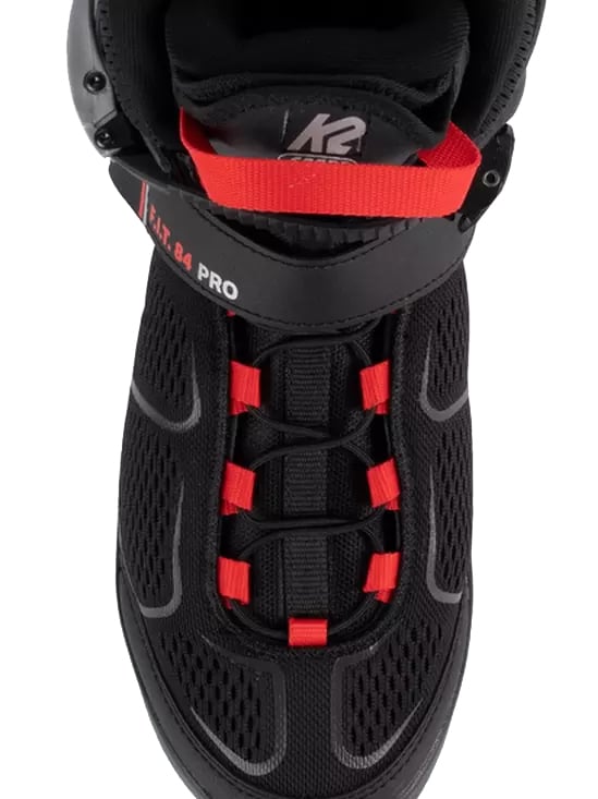 K2 - F.I.T. 84 Pro Black/Red - Recreatie Fitness Skates - 44