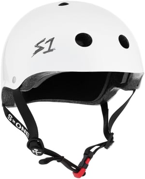S-One V2 Mini Lifer White Gloss Skate Helm