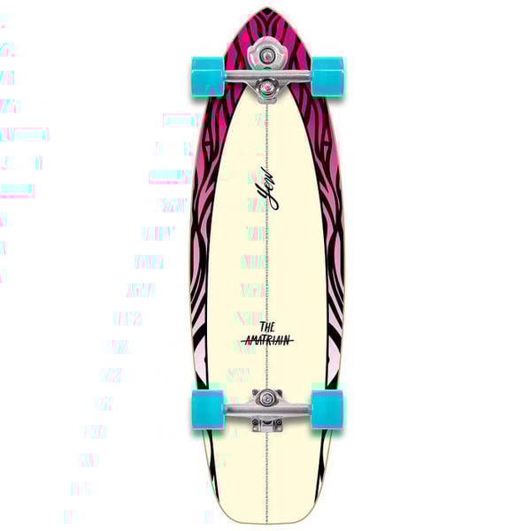 YOW - Amatriain White red 33.5"- Surfskate Complete 