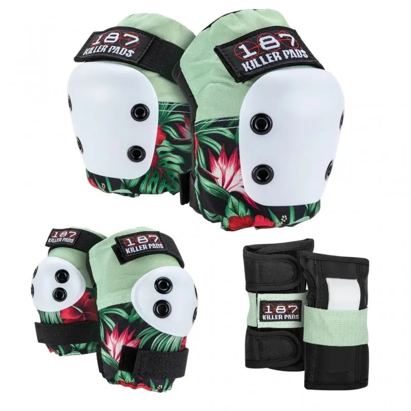 187 Killer Pads - Six Pack Hibiscus - Beschermset - L/XL