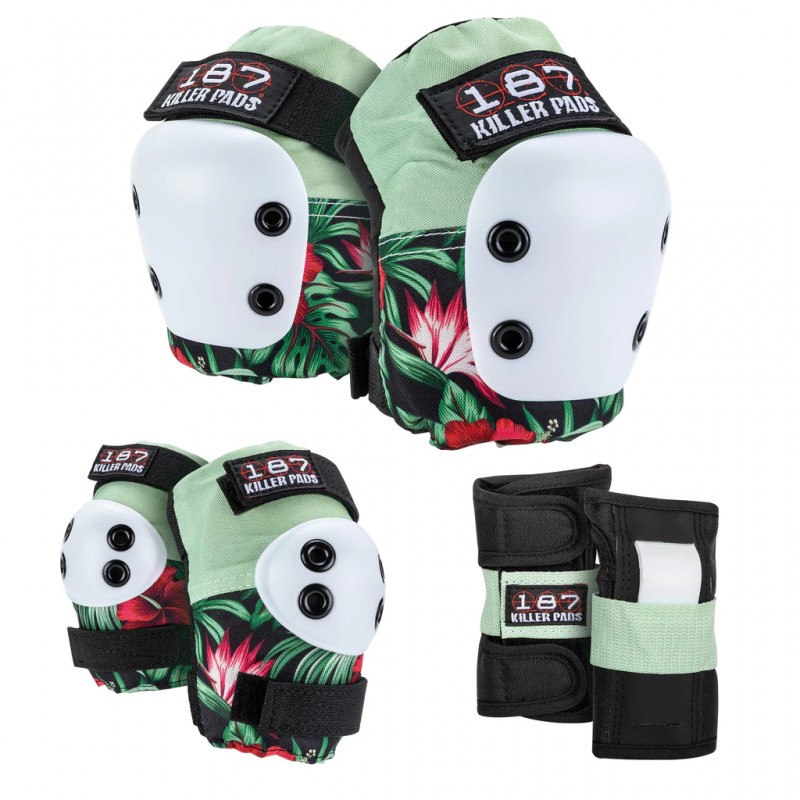 187 Killer Pads - Six Pack Hibiscus - Beschermset - L/XL