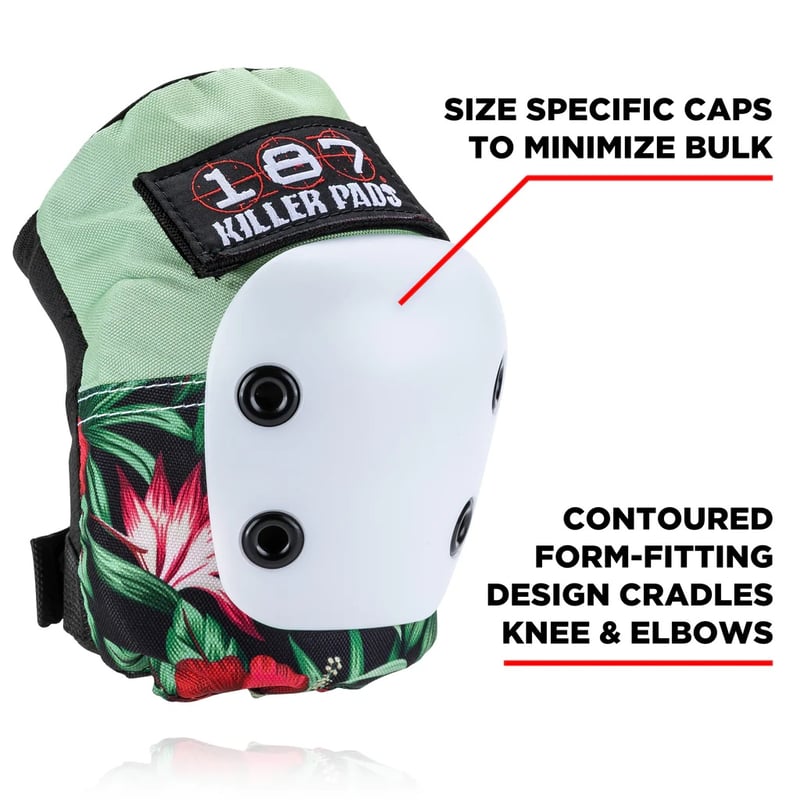 187 Killer Pads - Six Pack Hibiscus - Beschermset - L/XL