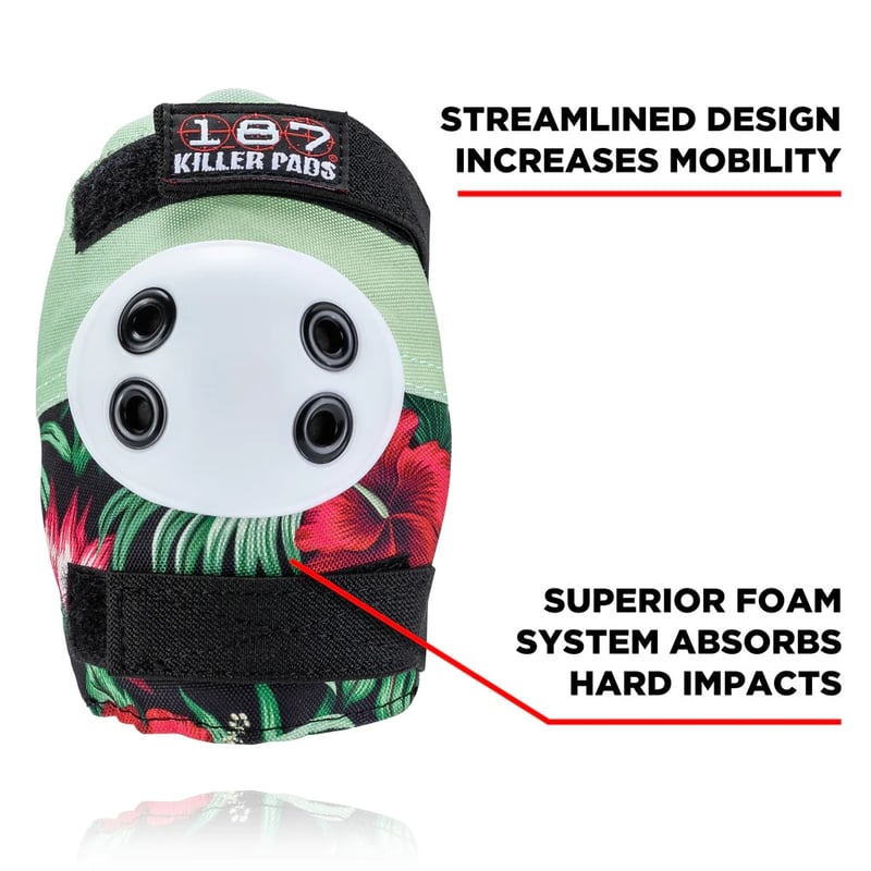 187 Killer Pads - Six Pack Hibiscus - Beschermset - L/XL