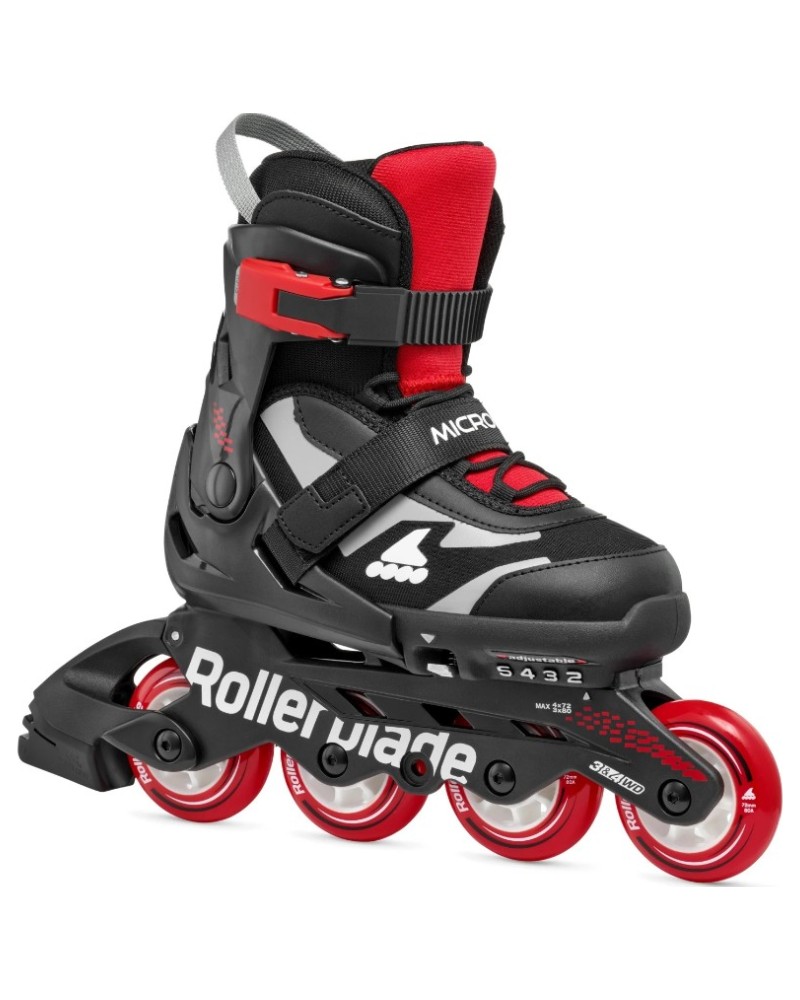 Rollerblade - Microblade Black/Red - Verstelbare Kinderskates - 33-36.5