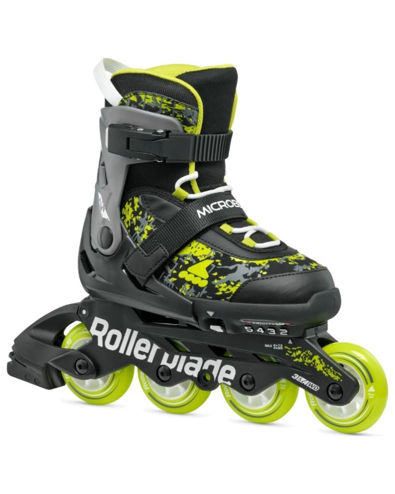 Rollerblade - Microblade SL Black/Lime - Verstelbare Kinderskates - 33-36.5