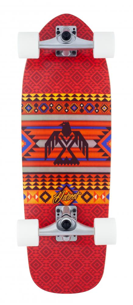 Dstreet - Aztec Baja 29" - Surfskate Complete afbeelding