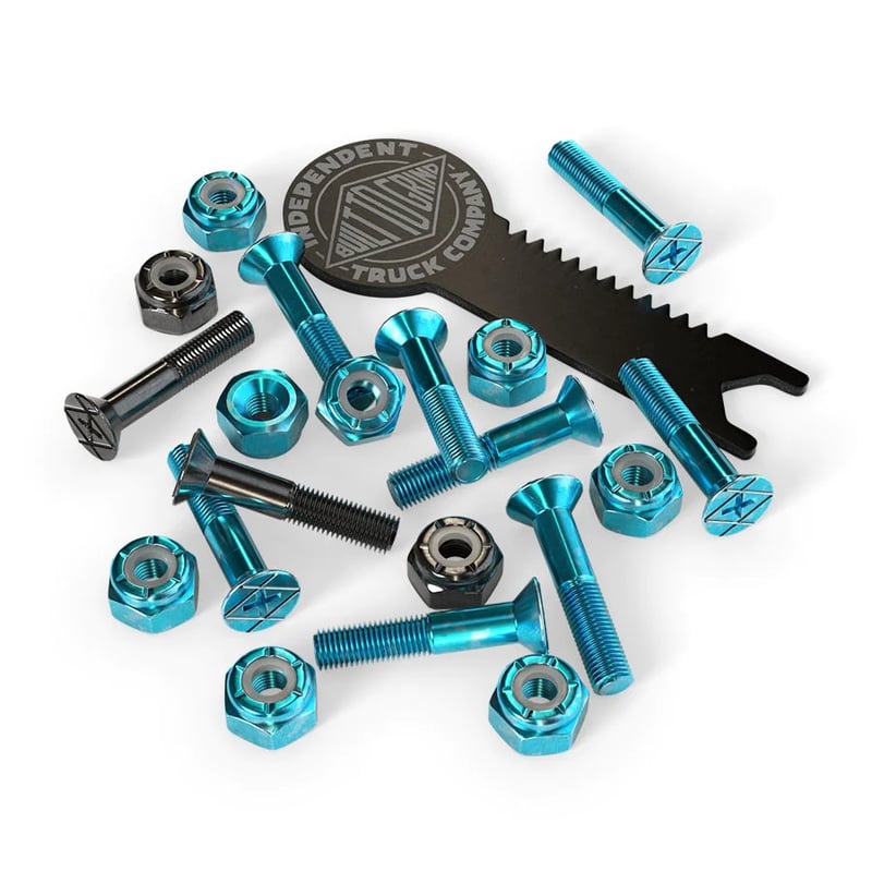 Independent - 1" Phillips Black/Blue - Hardware