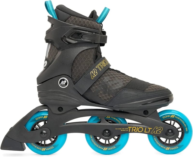 K2 - Trio LT 100 Black Blue - Tri Skates - 40