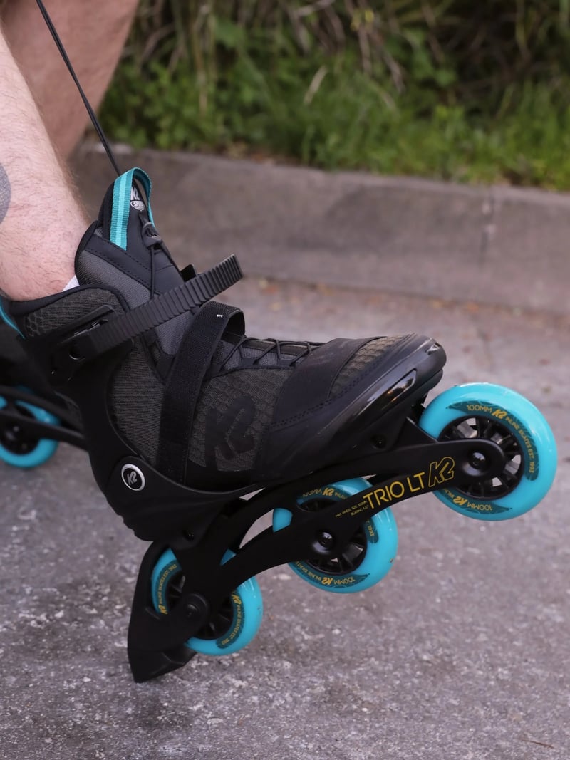 K2 - Trio LT 100 Black Blue - Tri Skates - 40