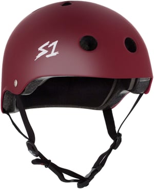 s-S-One V2 Lifer Maroon Matte Skate Helm