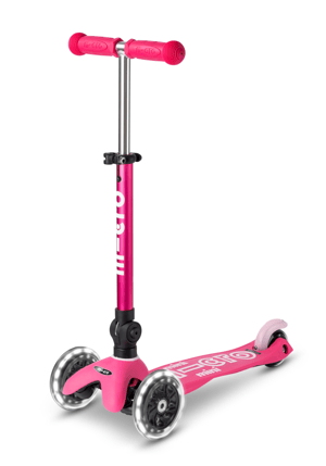 Mini micro deluxe led inklapbaar roze