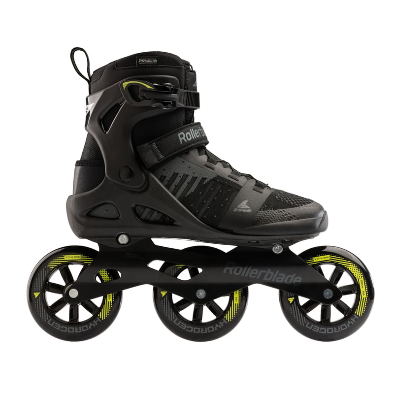 Rollerblade - Macroblade 110 3WD Black/Lime - Fitness Tour Skates - 41