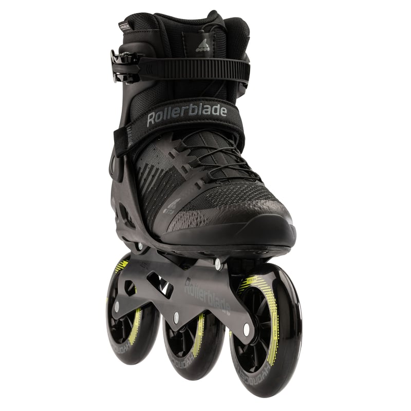 Rollerblade - Macroblade 110 3WD Black/Lime - Fitness Tour Skates - 41
