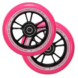 Blunt 100mm Spokes Zwart Roze - Step Wielen 