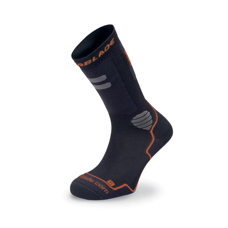 Rollerblade - High Performance Socks Black/Red - Skate Sokken - XL