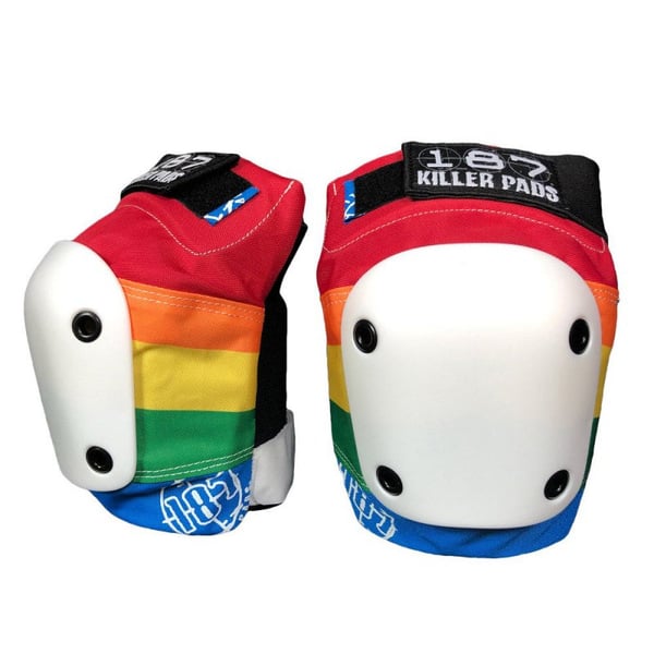 187 - Slim Knee Rainbow - Knie Bescherming 187 Slim Knee Rainbow Kniebeschermers