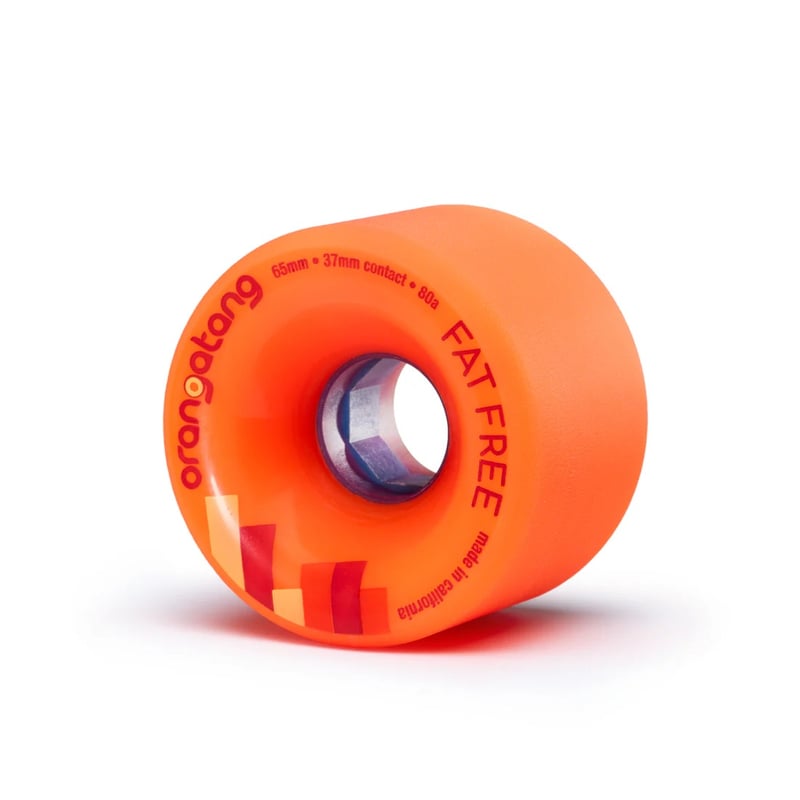 Orangatang - Fat Free 65mm - Longboard Wielen - 77A