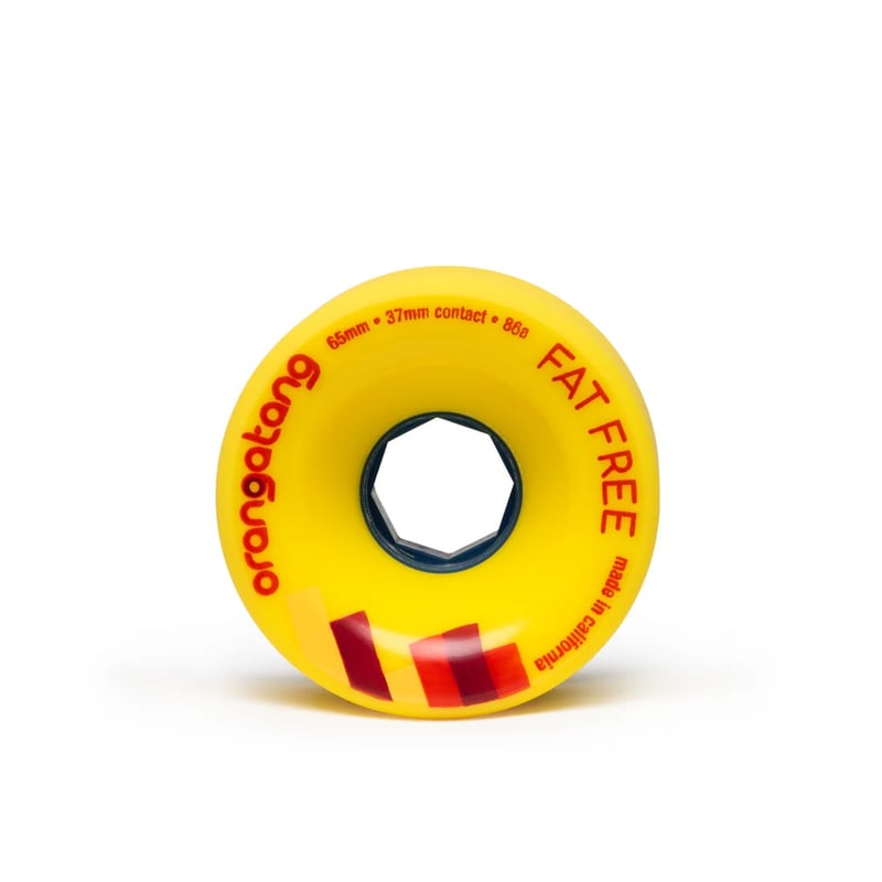 Orangatang - Fat Free 65mm - Longboard Wielen - 77A