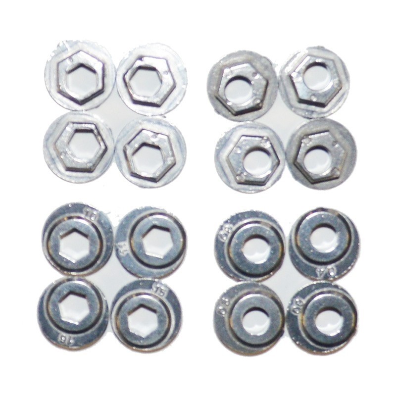 K2 - 6mm Aluminium Hexagon S168 - Frame Spacers afbeelding
