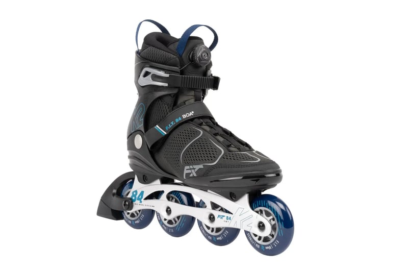 K2 - F.I.T. 84 Boa Black Blue - Recreatie Fitness Skates - 44.5