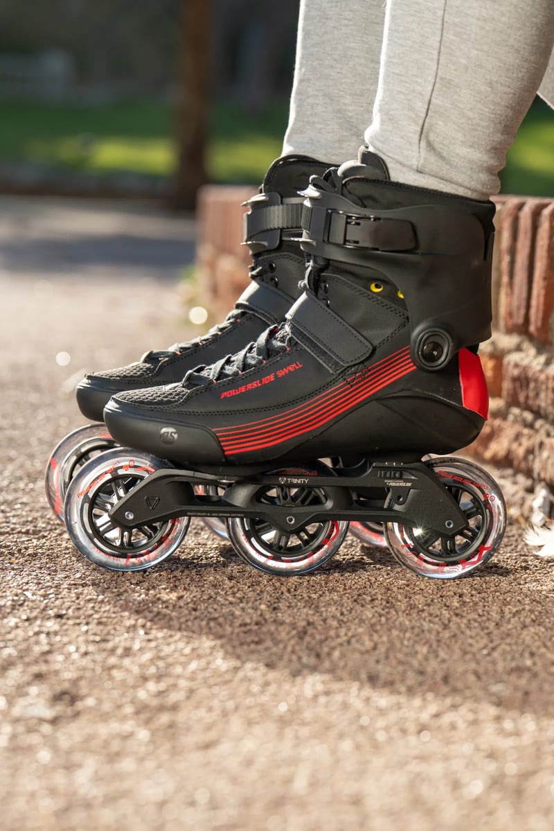 Powerslide - Swell Black 100 - Tri Skates - 47