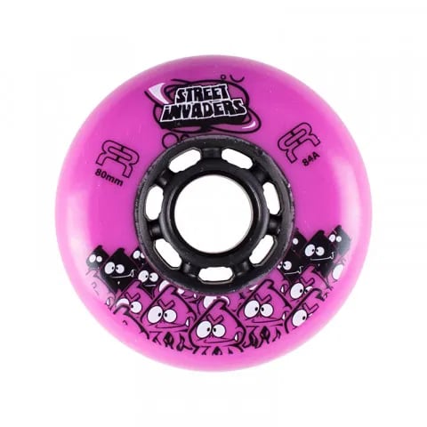 FR - 80mm Street Invaders 4-pack - Skate Wielen - Blauw