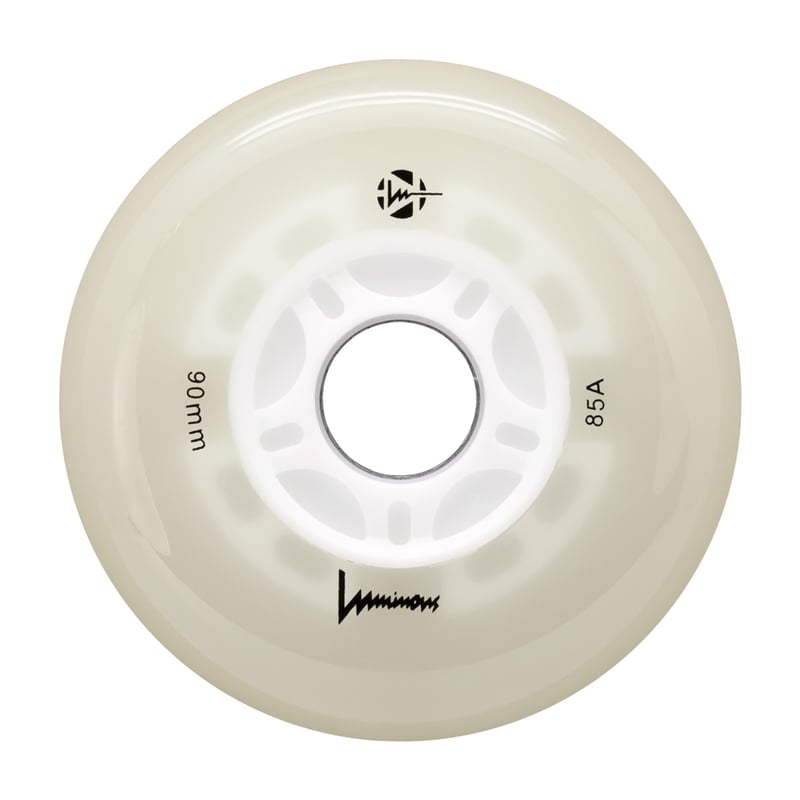 Luminous - 90mm LED 4-pack - Skate Wielen - Flamingo
