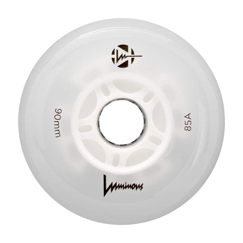 Luminous - 90mm LED 4-pack - Skate Wielen - Flamingo