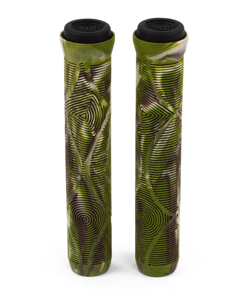 Slamm - 165 Team Swirl Bar Grips - Step Handvatten - Groen