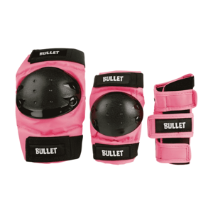 BULLET - Safety Gear Kids Pink/Roze (3pack) - Protectie
