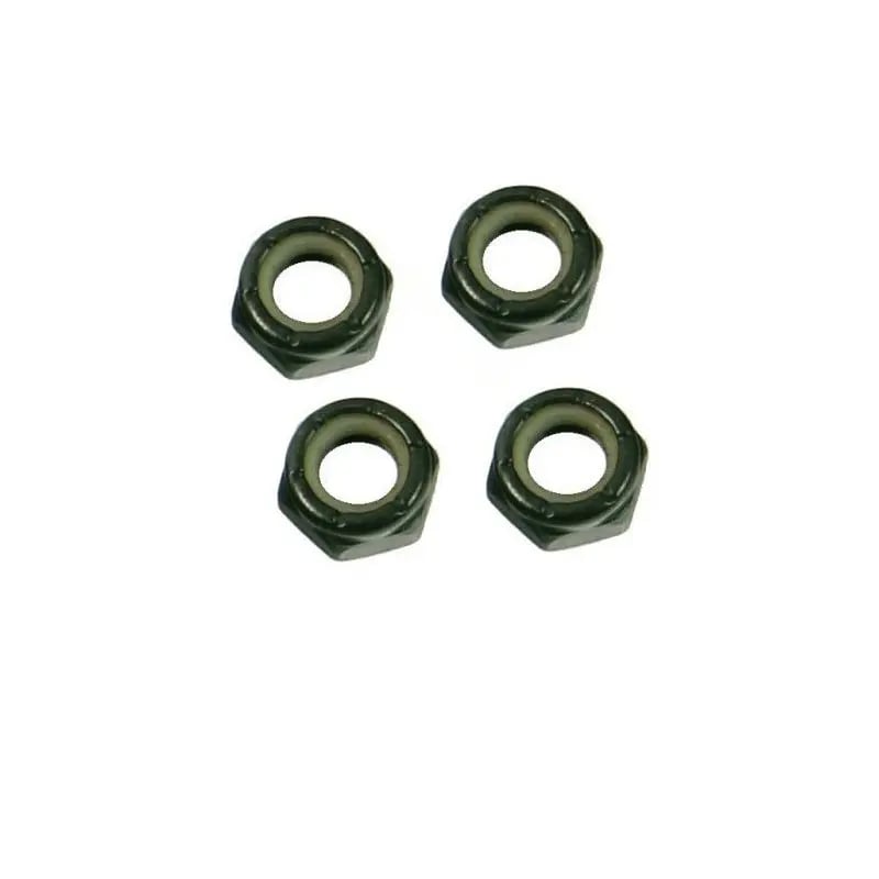 Burnin - Axle Nuts Zwart- Hardware