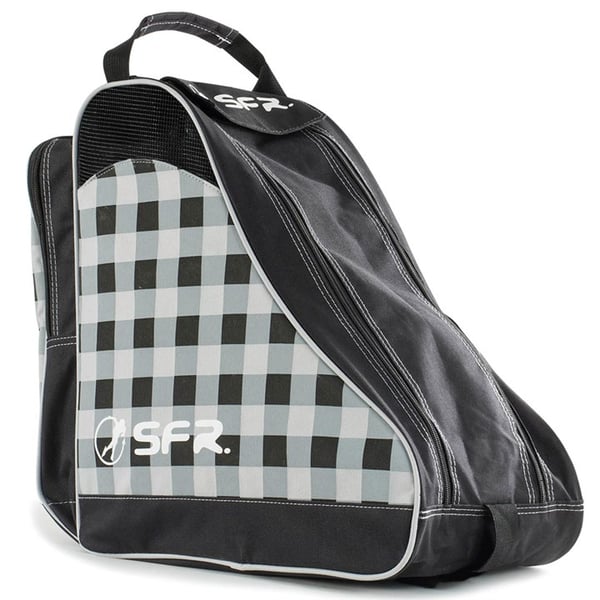 SFR Designer Ice & Skate Bag Black Chequered Schoudertas