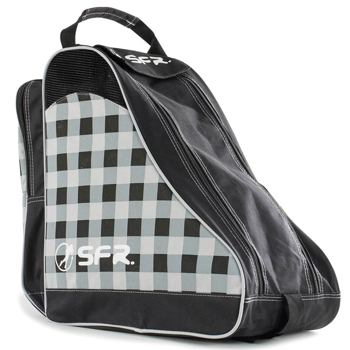 SFR - Designer Ice & Skate Bag Black Chequered - Schoudertas afbeelding