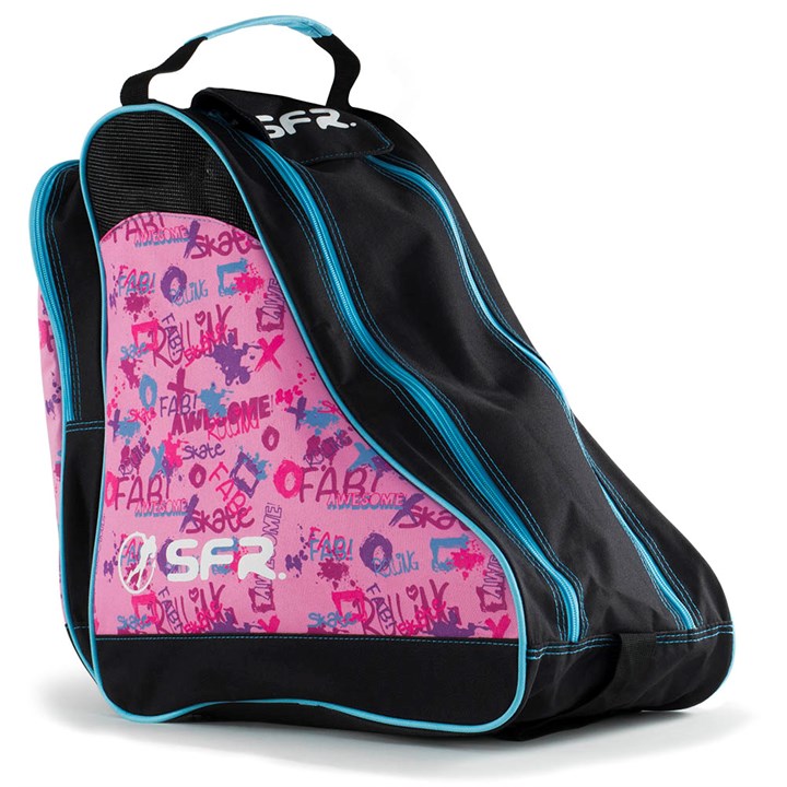 SFR - Designer Ice & Skate Bag Pink Graffiti - Schoudertas afbeelding