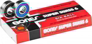 Bones Super Swiss Six Balls Bearings 8 Pack - Lagers