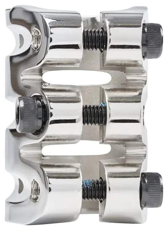 Chilli - Clamp 3 Bolt HIC Silver - Step Klem